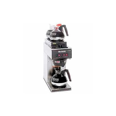 Bunn Pourover Coffee Brewer With 3 Warmers, 1L/2T, VP17-3, S/S 13300.0004